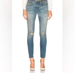 Trendy Blue Skinny Jeans for Women